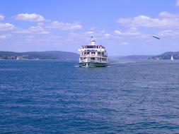 Landscape Nature Lake ship