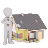 house and 3d model drawing