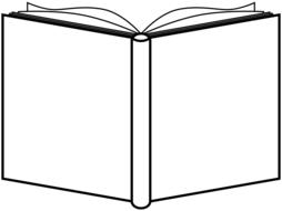 white book read education drawing