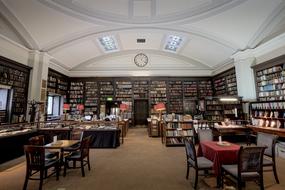 photo of the reading room in the old library