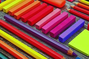 colorful School items