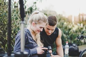 Camera Students happy
