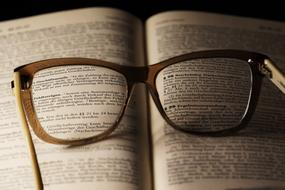 open Book and glasses