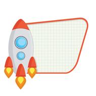 rocket spaceship clip art drawing