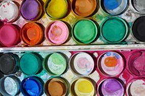 watercolor in grunge Paintbox
