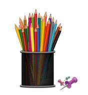 kit school supplies crayons