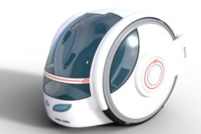 futuristic small car as an illustration