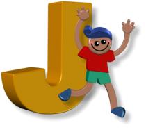 boy alphabet letters j drawing