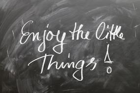 enjoy the little things text