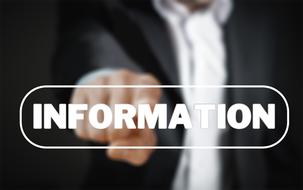 Information Hand Touch banner