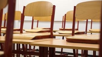 chairs in a modern classroom