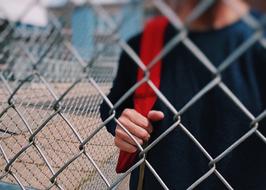 Student School iron fence