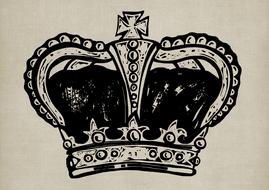 drawn king crown king