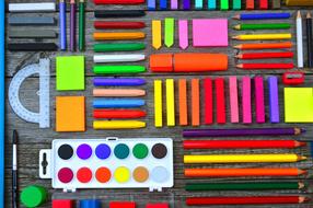 School colors items table
