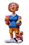 Baby-Sitter ceramic woman