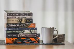 Book Stack Literature and cup