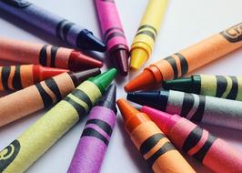 child colors Crayons Drawing