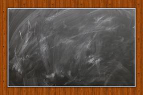 wallpaper with blank blackboard