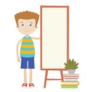 blackboard kids cute drawing