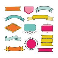 kids ribbon clipart drawing