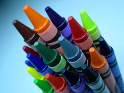 bunch of colorful Crayons