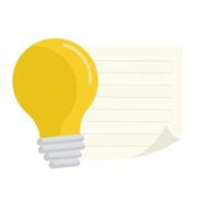 bright light lamp drawing