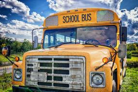 Bus School Vehicle yellow