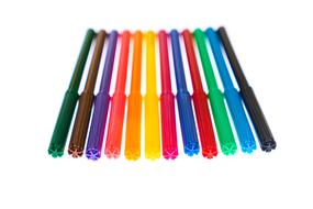 set of school felt pens