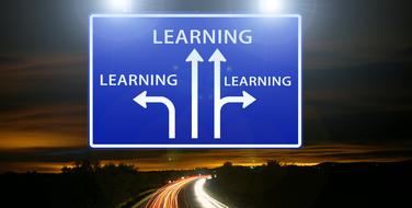 learn note sign road