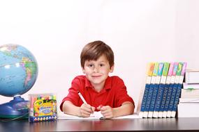 Boy Smile learning