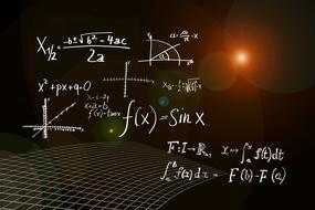 mathematics formula star drawing