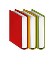 books red green orange drawing