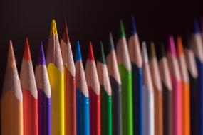 Colored Pencils Wooden design