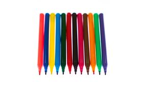 set of markers without caps