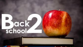 back2school, book and apple