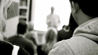 people in classroom
