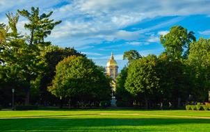 campus of university of Notre Dame