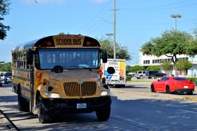 school bus in Houston, Texas