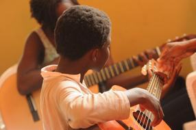 Guitar Africa Black people
