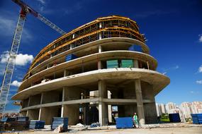oval building construction