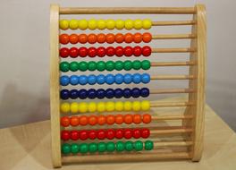 Abacus Counting Frame wood