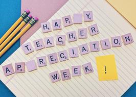 Teacher Appreciation Week text
