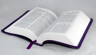 Bible Book text open