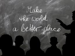School Board World people drawing