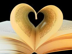 Book Read Literature heart