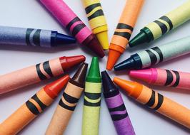 Crayons Drawing School sun