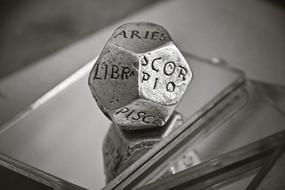 Concept Astrology Aries grey