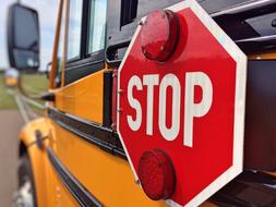 Bus School Transportation sign