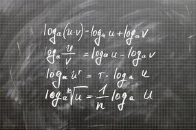logarithm board mathematics drawing