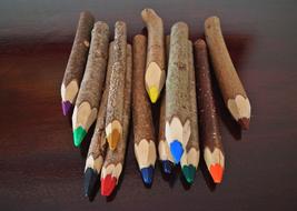 old Wooden Crayons